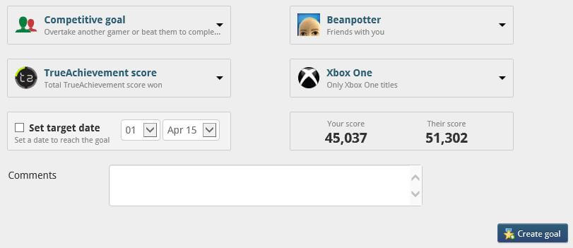 Setting goals is now much easier