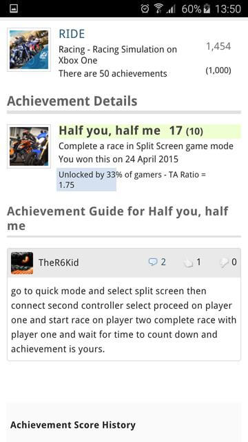 Achievement and solution