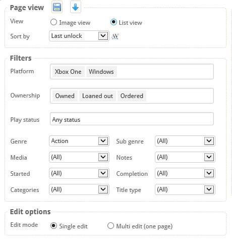 Multi select filters in both views