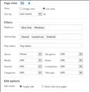 Multi select filters in both views