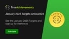 January's TrueAchievements Targets announced